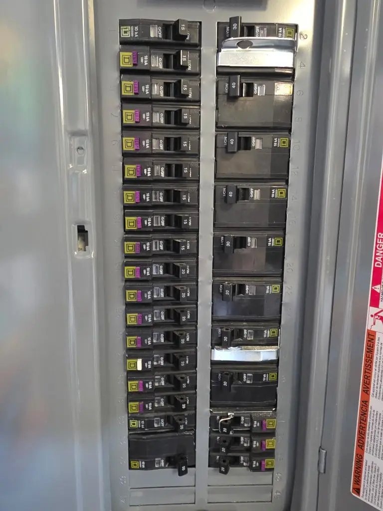 breaker-panel section